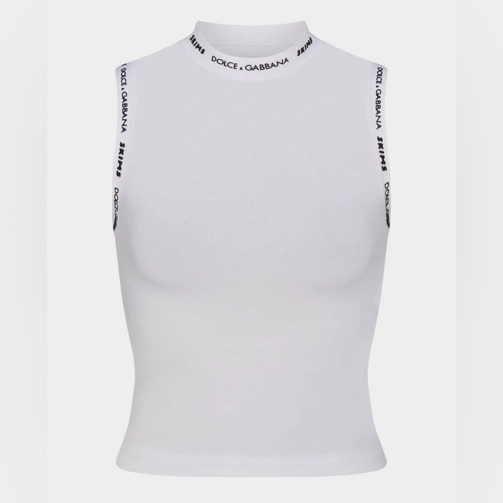 D&G X SKIMS MOCK NECK TANK